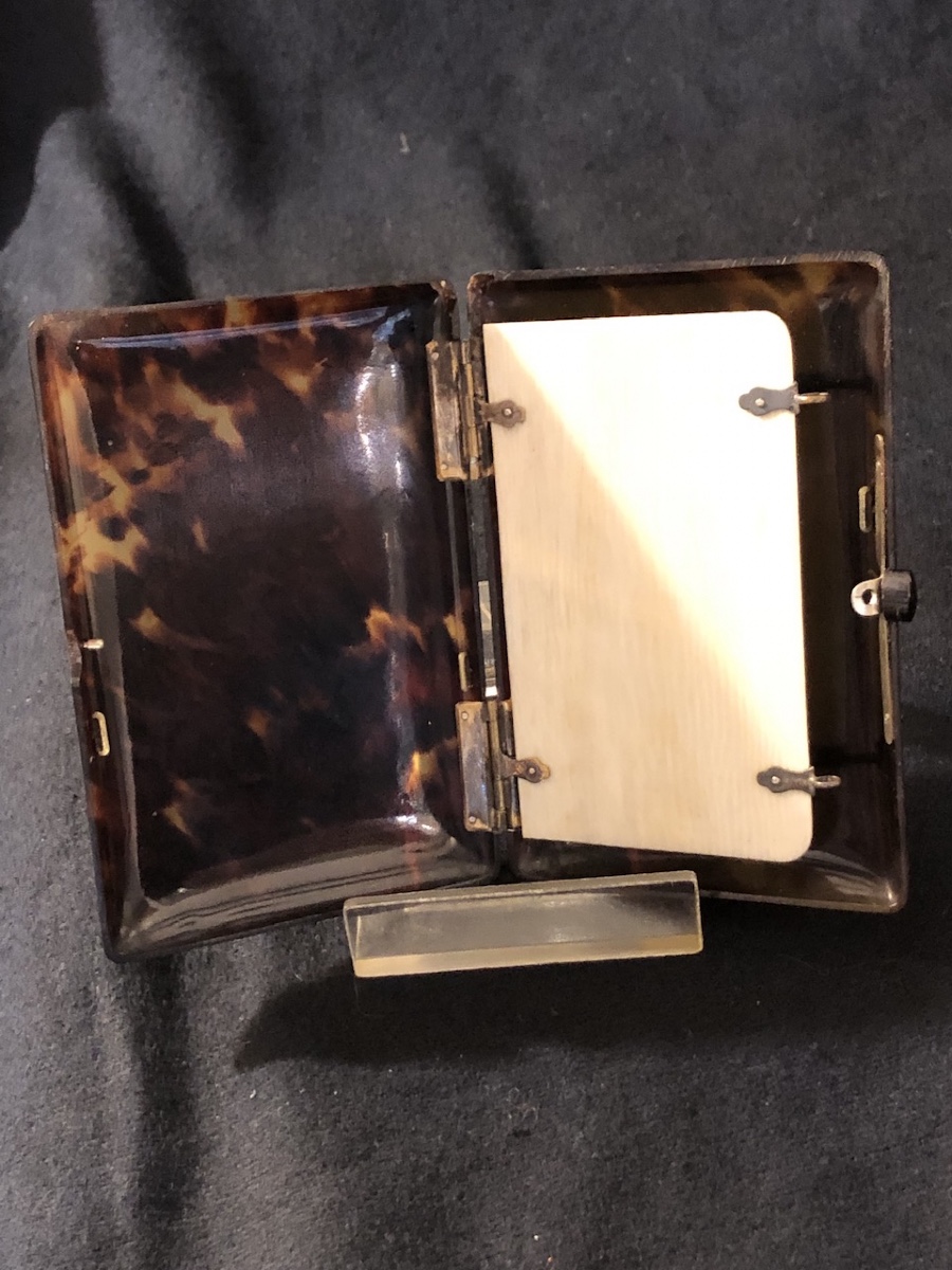 Tortoiseshell And Ivory Dance Card, 19th Century -photo-3