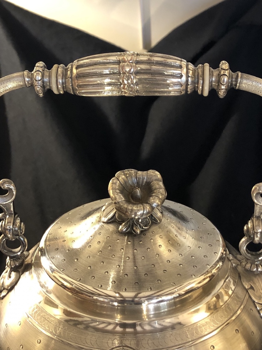 Maison Christofle - Samovar - Métal  Argenté - Fin XIX éme -photo-3