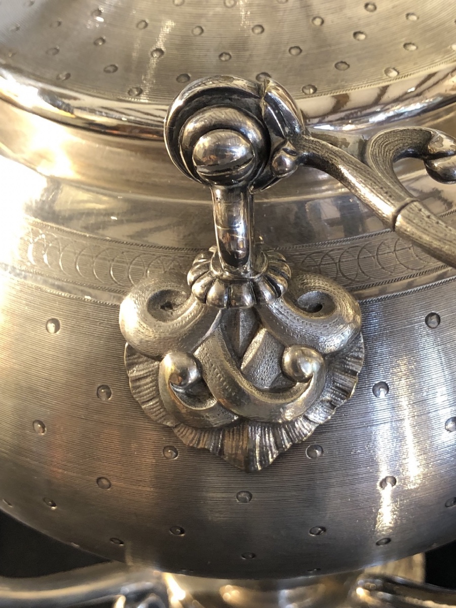 Maison Christofle - Samovar - Métal  Argenté - Fin XIX éme -photo-4