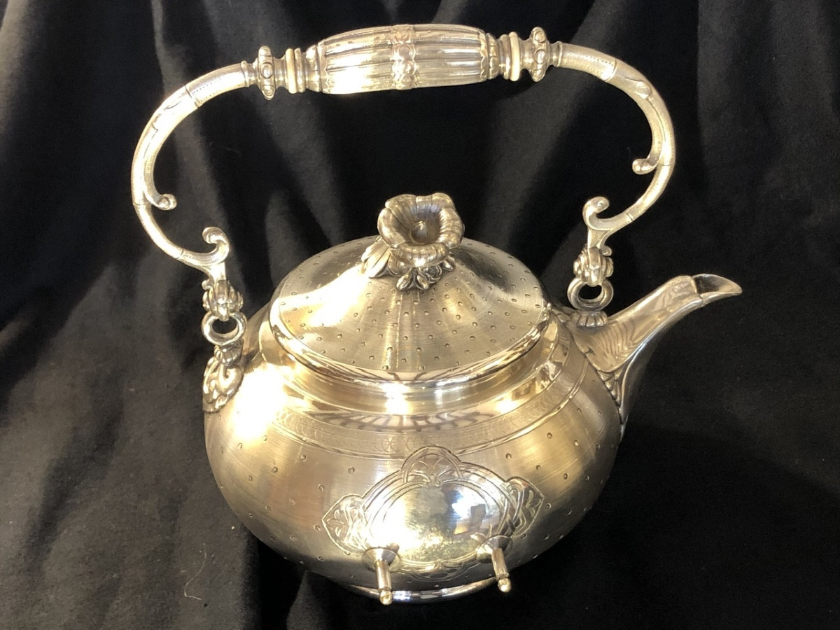 Maison Christofle - Samovar - Métal  Argenté - Fin XIX éme -photo-8