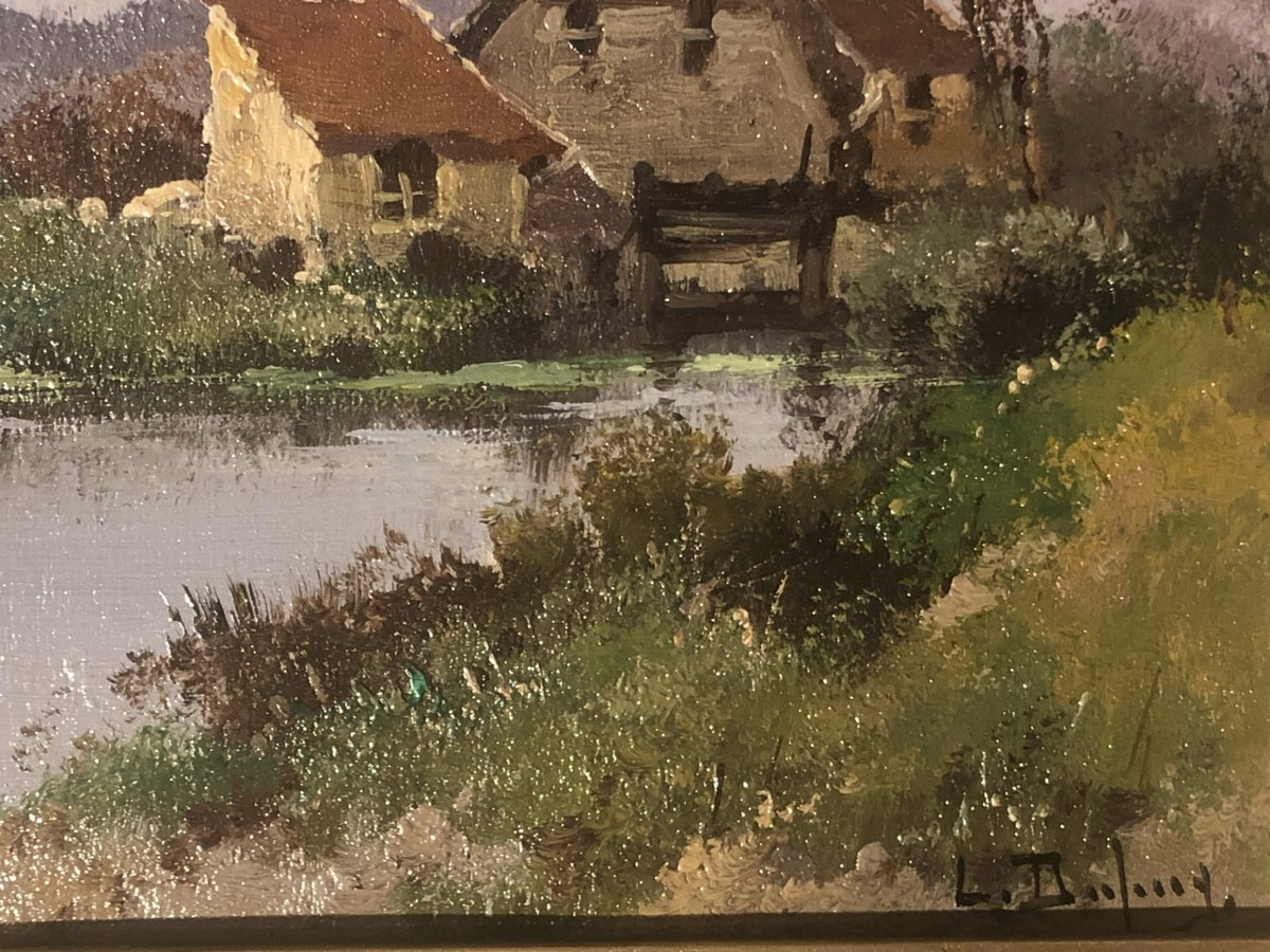 Eugène Galien-Laloue ( 1854-1941) huile/panneau signé L Dupuy -photo-3