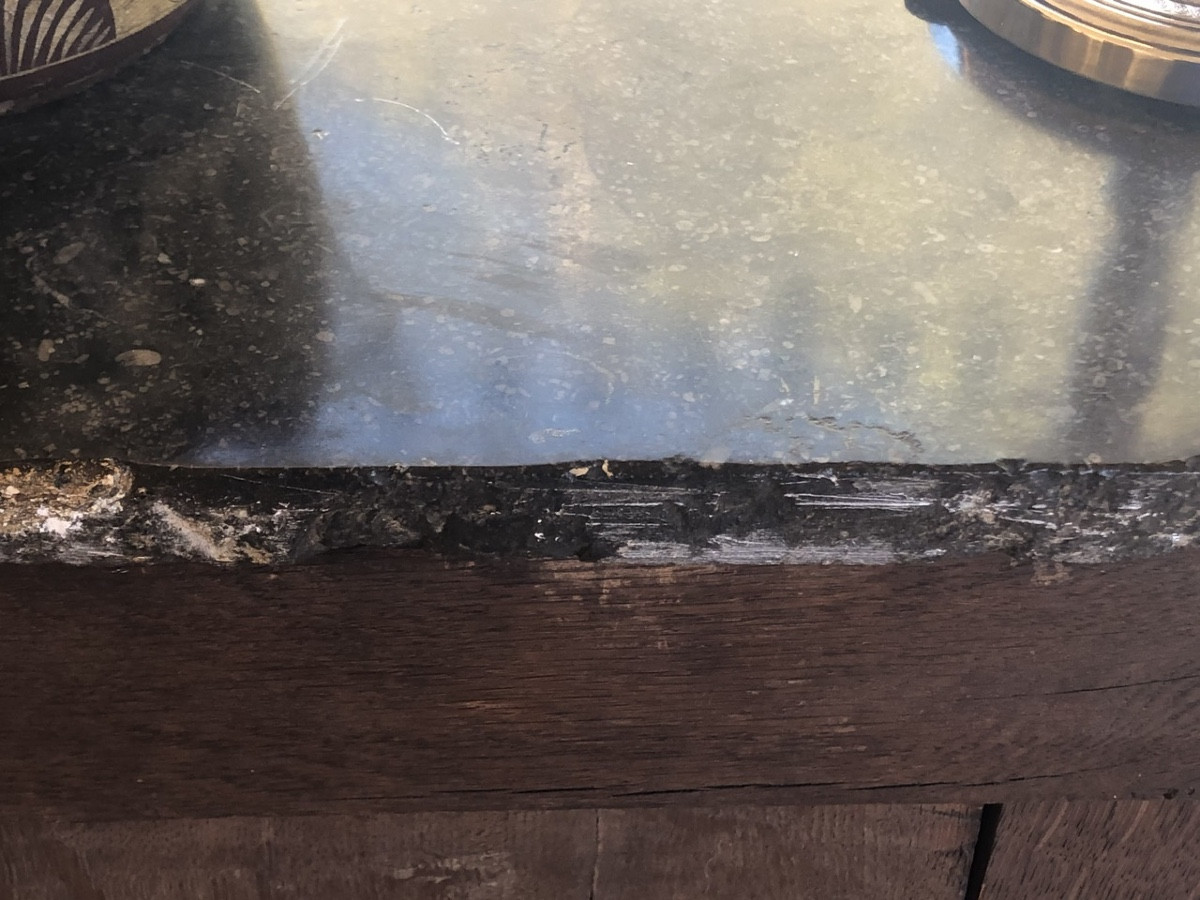 Petite commode en acajou époque « Retour d’Egypte «  vers 1800  -photo-6