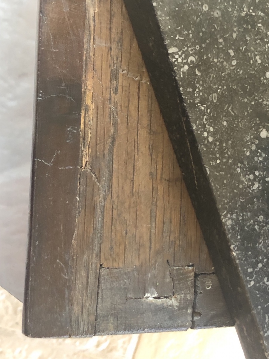 Petite commode en acajou époque « Retour d’Egypte «  vers 1800  -photo-7