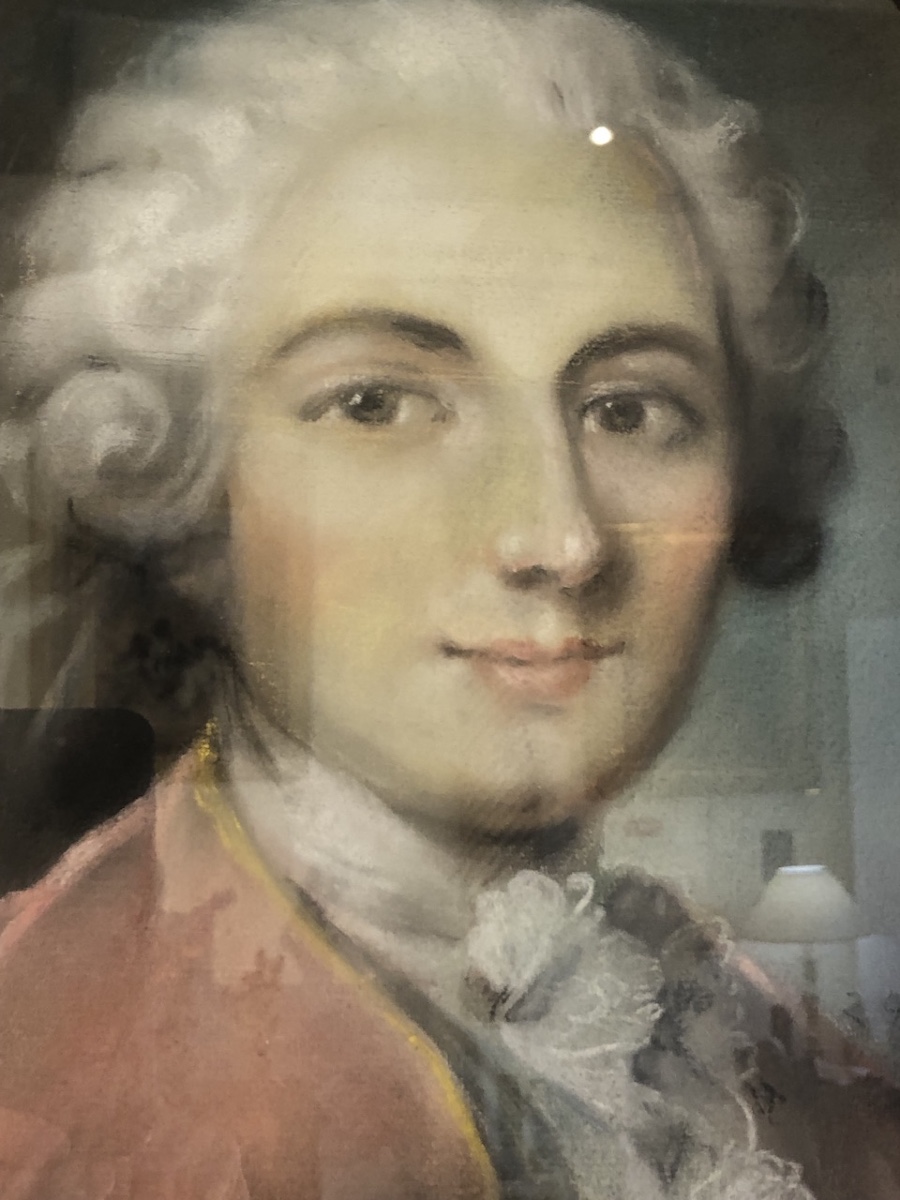 Pastel Portrait Of A Young Man Of Quality In The Style Of The 18th Century. -photo-2