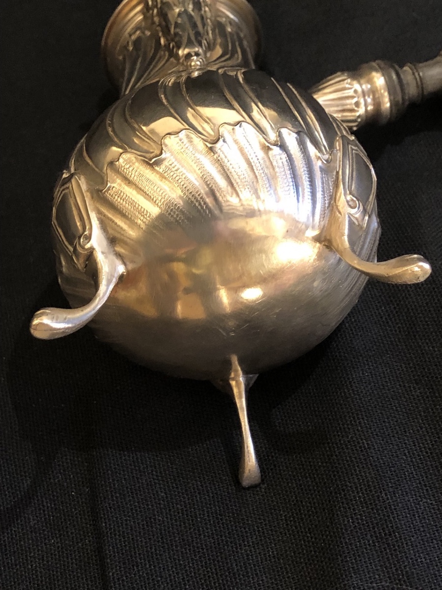 Small "selfish" Ewer In Solid Silver, Minerva Hallmark -photo-3