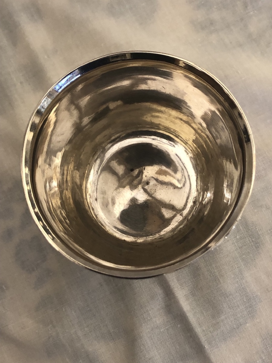 Hunting Cup Known As A "curon" In Solid Silver, Late 18th Century -photo-3