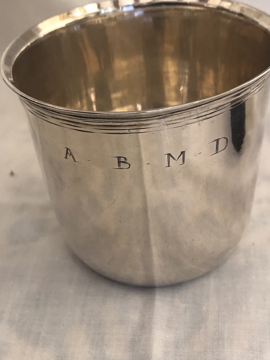 Hunting Cup Known As A "curon" In Solid Silver, Late 18th Century -photo-4