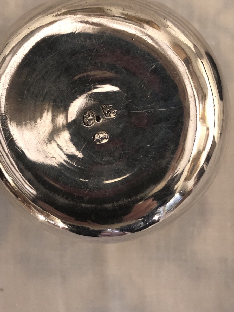Hunting Cup Known As A "curon" In Solid Silver, Late 18th Century -photo-2