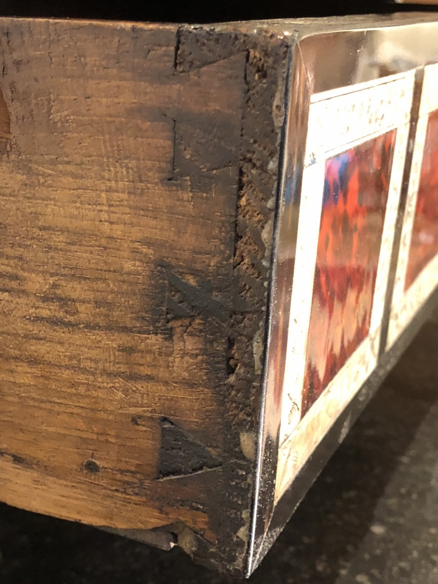 Petit cabinet époque Louis XIV fin XVII éme siècle -photo-4