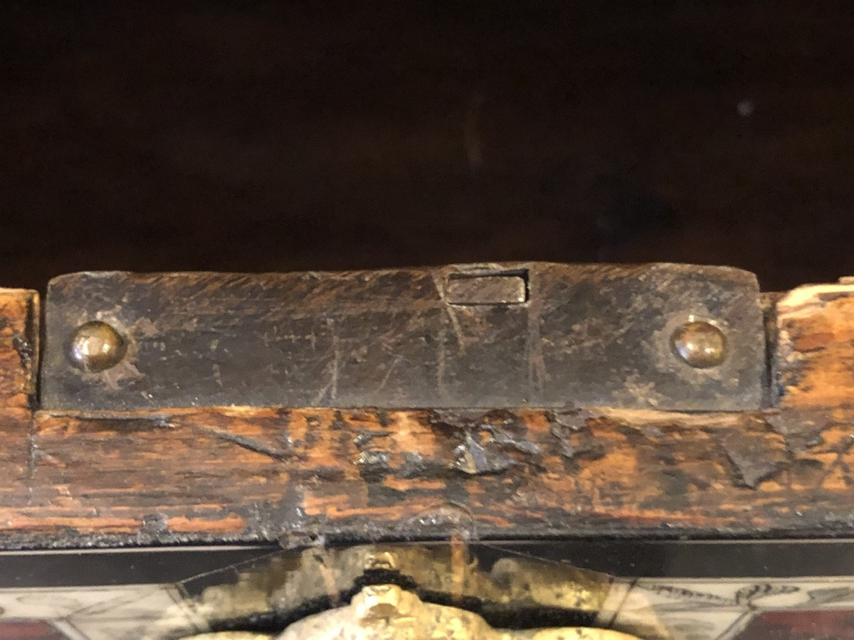 Petit cabinet époque Louis XIV fin XVII éme siècle -photo-6