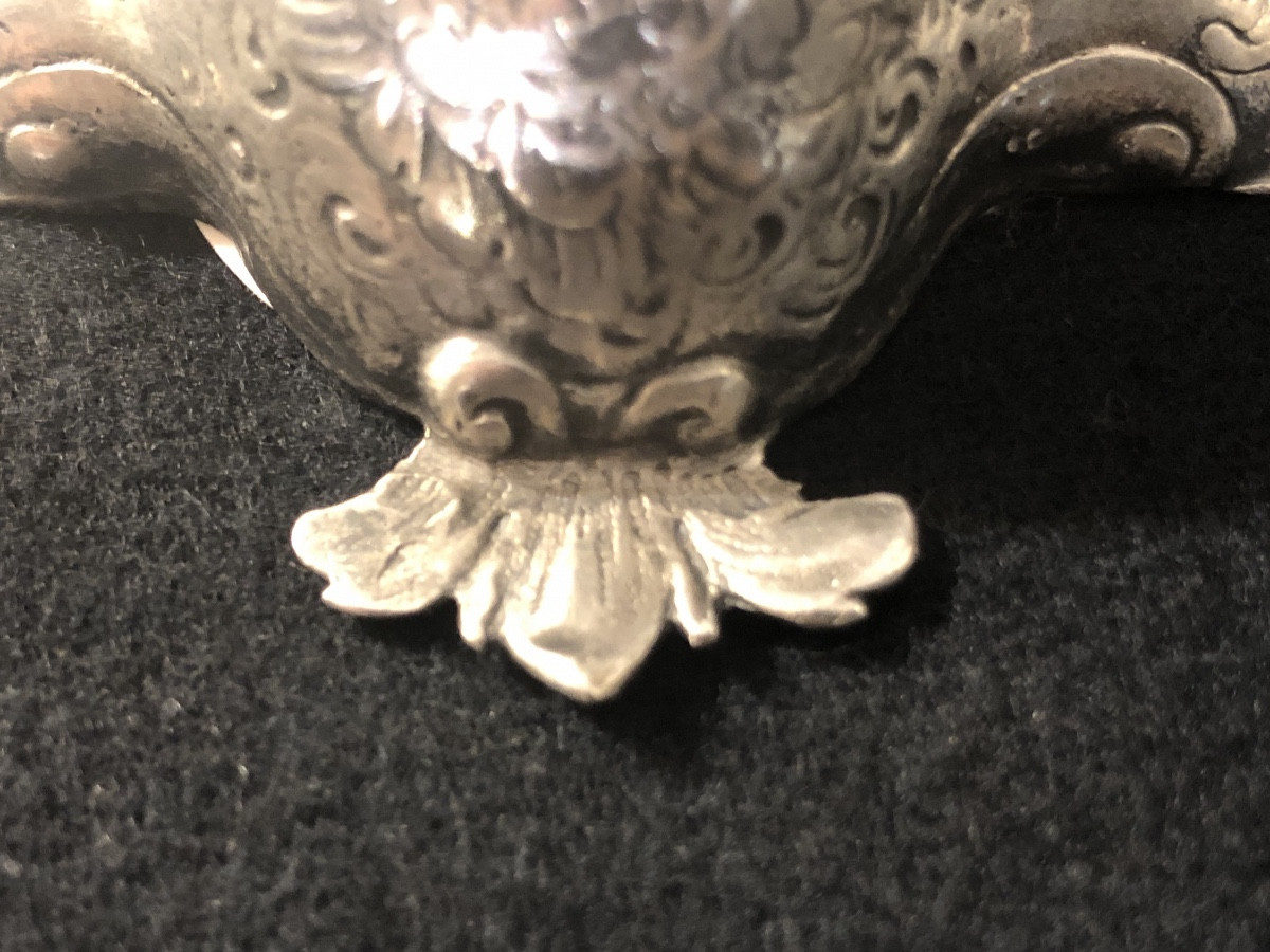 Petit bénîtier en argent massif époques fin XIX eme -photo-2