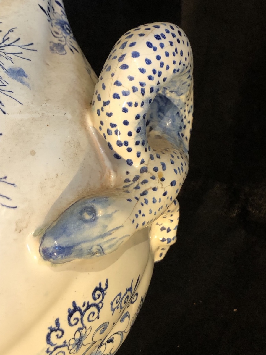 Vase en faïence de Delft époque XIX eme siècle -photo-4