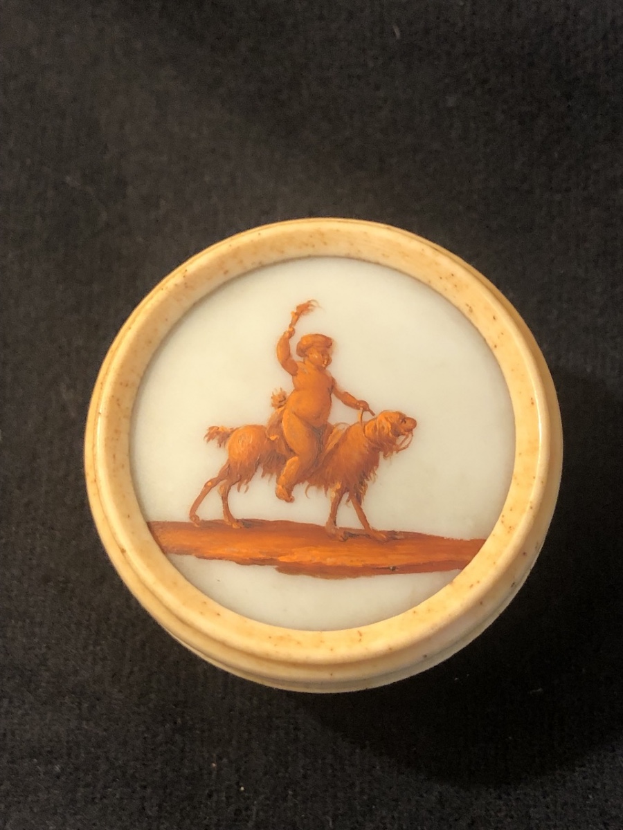 Ivory Fly Box - Miniature - Louis XVI Period-photo-2