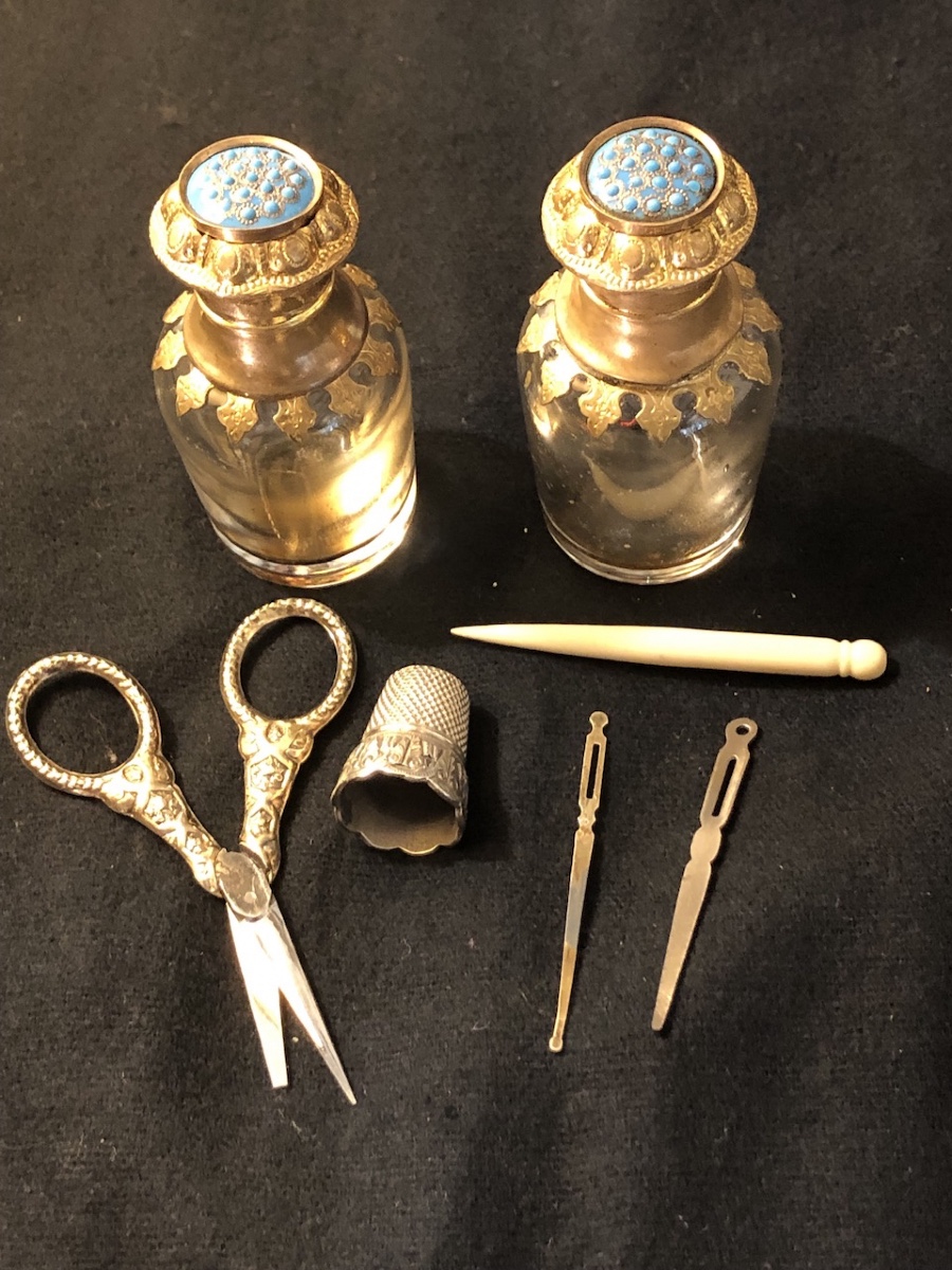 Coffret nécessaire de senteurs et couture  époque Napoléon III -photo-4