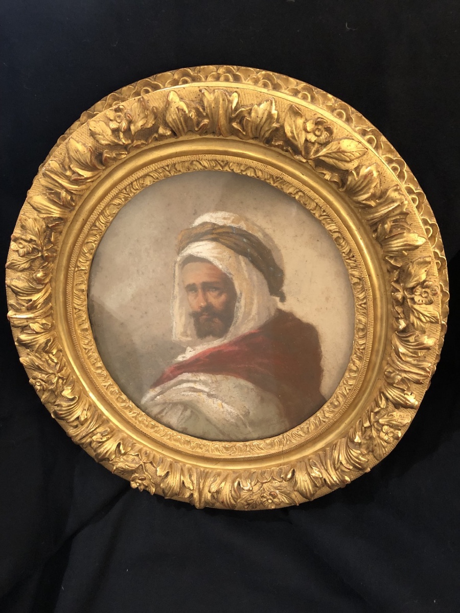 19th Century French School: Portrait d'Un Berbère (portrait Of A Berber)