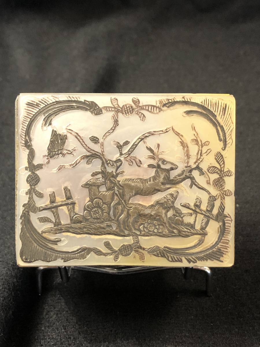 18th-century Silver And Mother-of-pearl Fly Box 