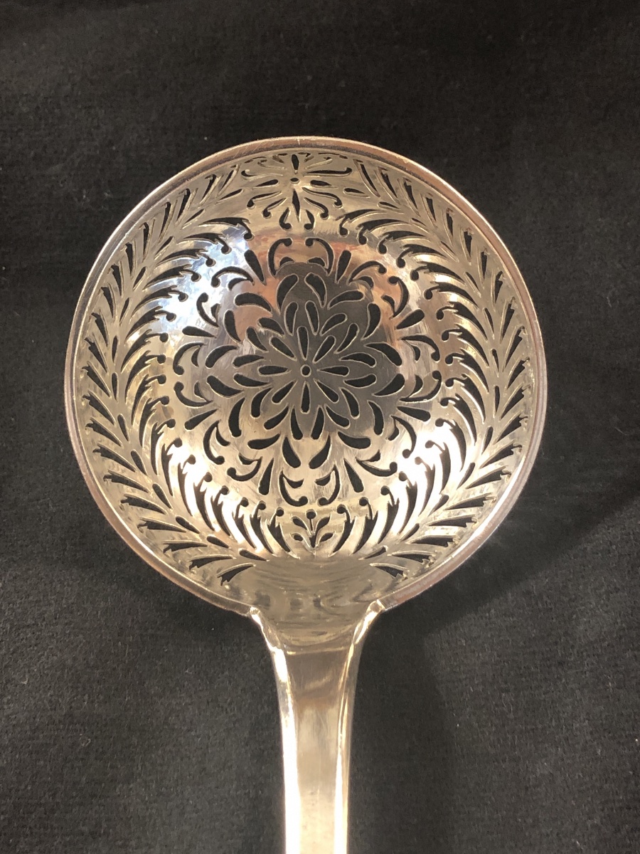 Cuillère saupoudreuse en argent massif  (1809-1819) -photo-3