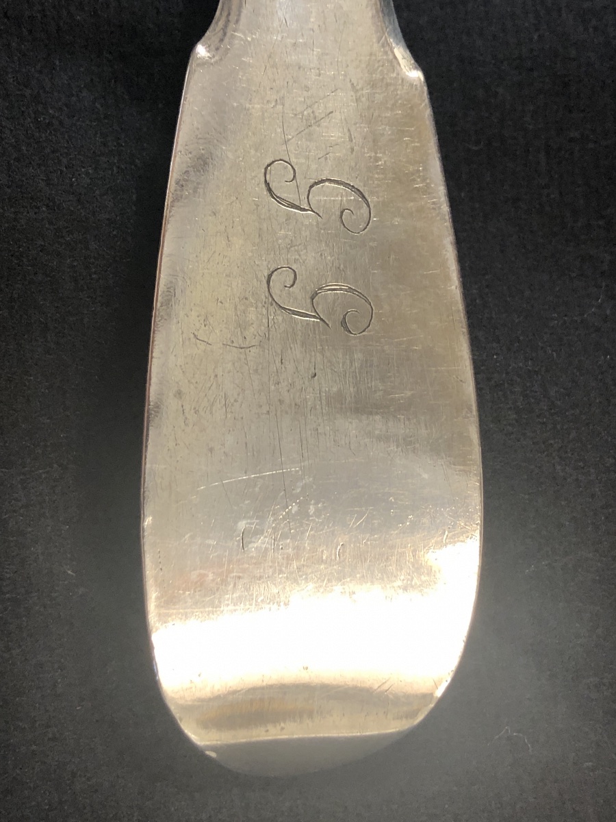 Cuillère saupoudreuse en argent massif  (1809-1819) -photo-2