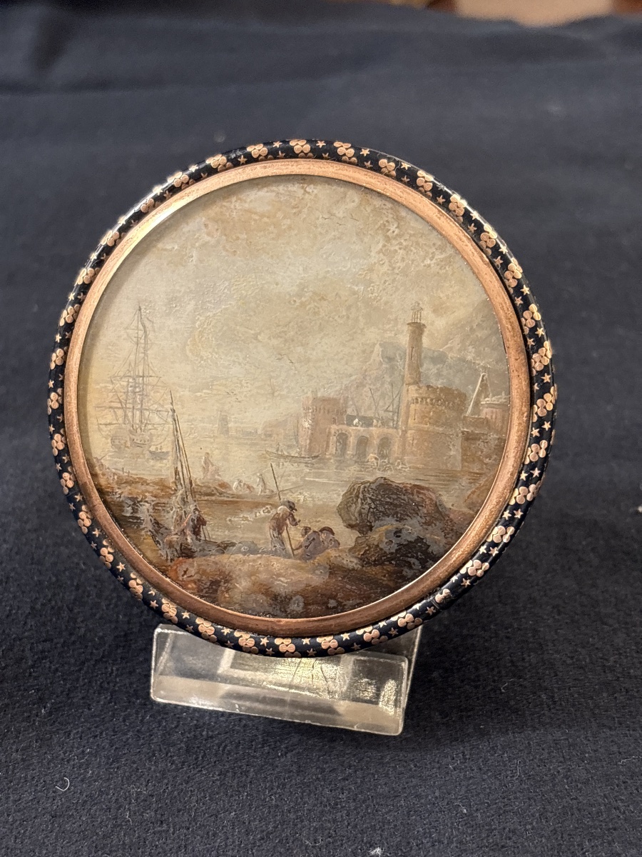 Tortoiseshell And Gold Presentation Box, Late 18th Century 