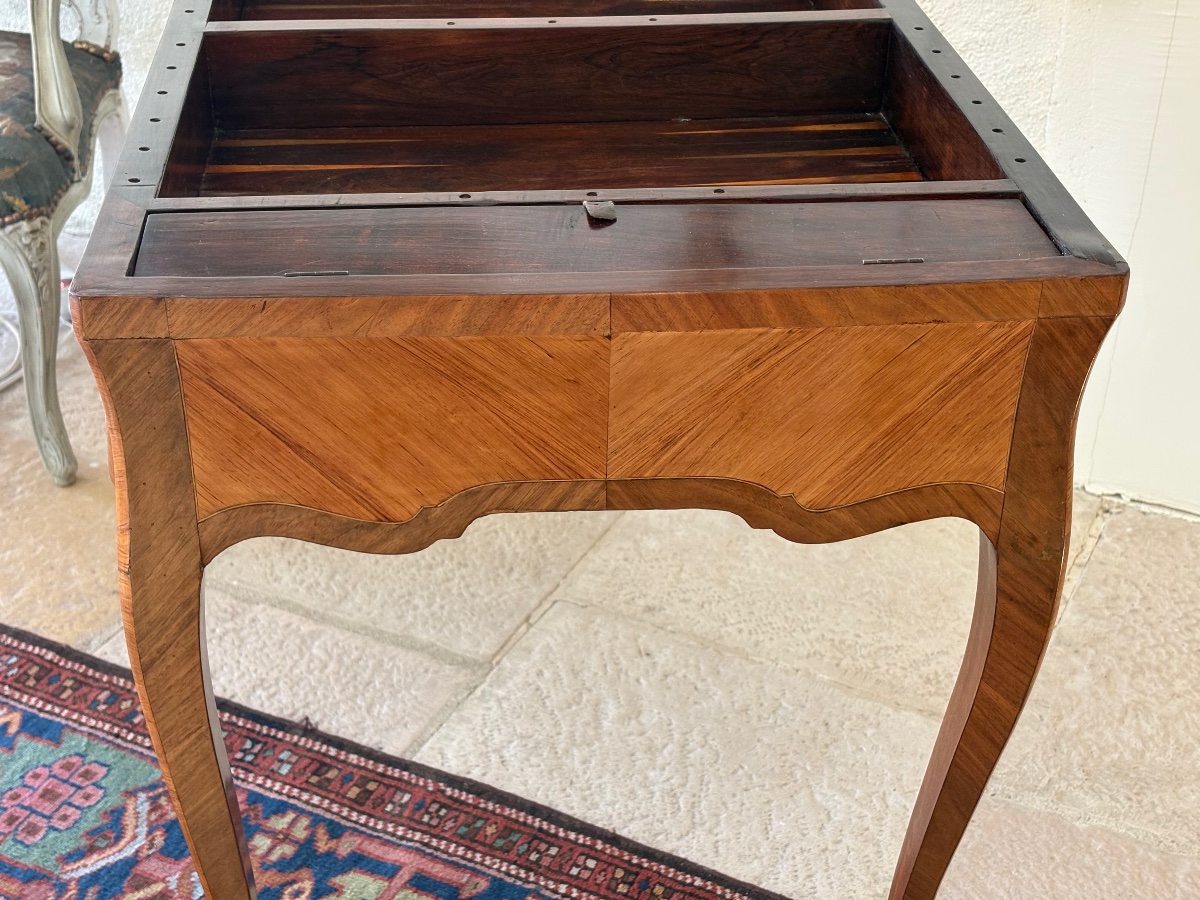 Tric-trac Game Table, Louis XV–louis XVI Transition Style, 18th Century -photo-1