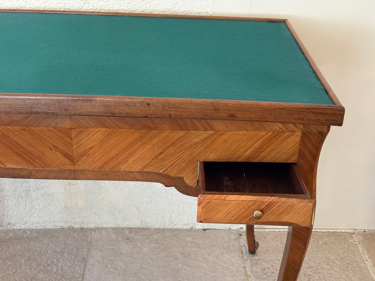 Tric-trac Game Table, Louis XV–louis XVI Transition Style, 18th Century -photo-6