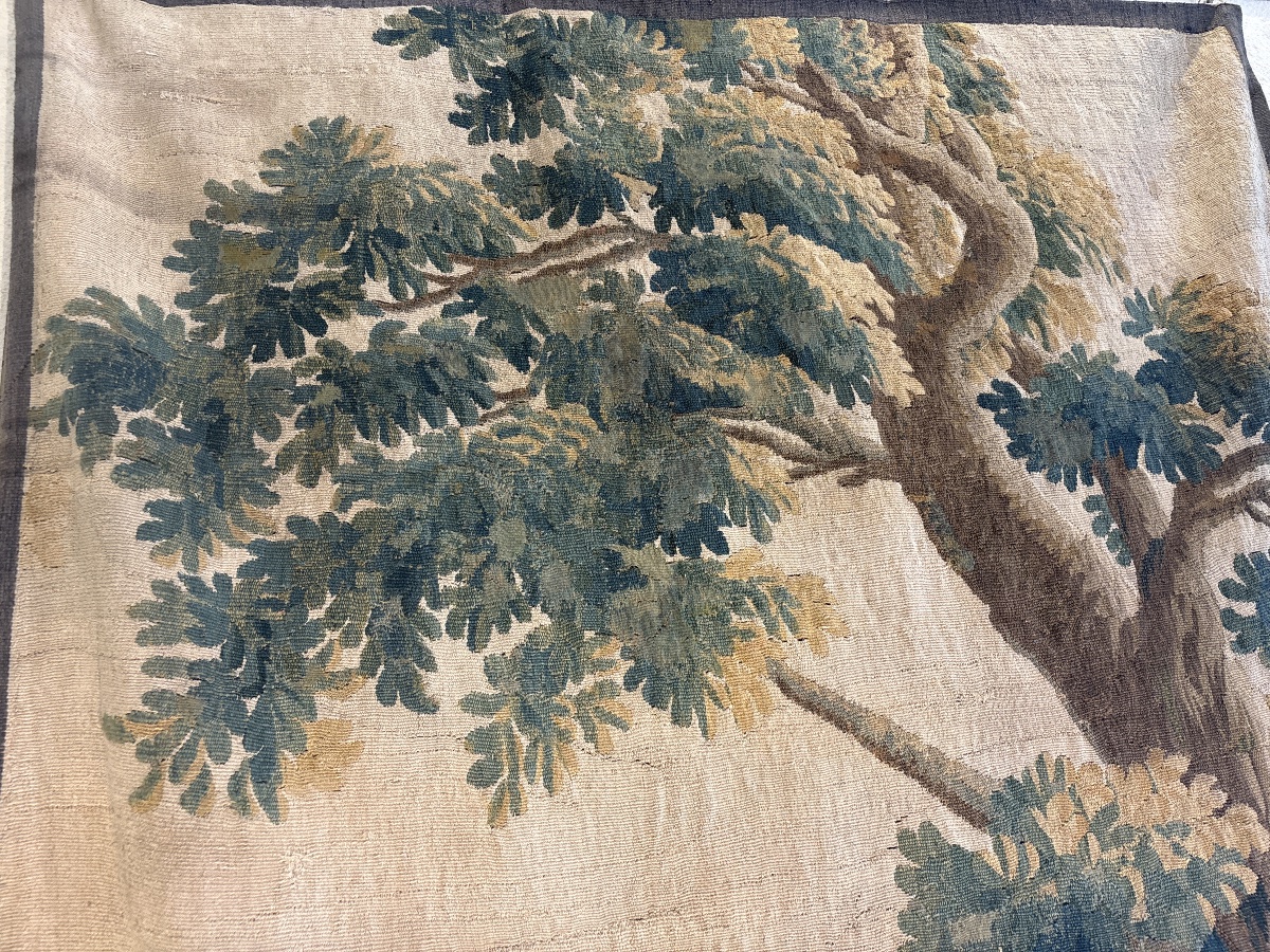 Tapisserie de la Manufacture d’Aubusson -Scène Champêtre - XVIII eme -photo-3