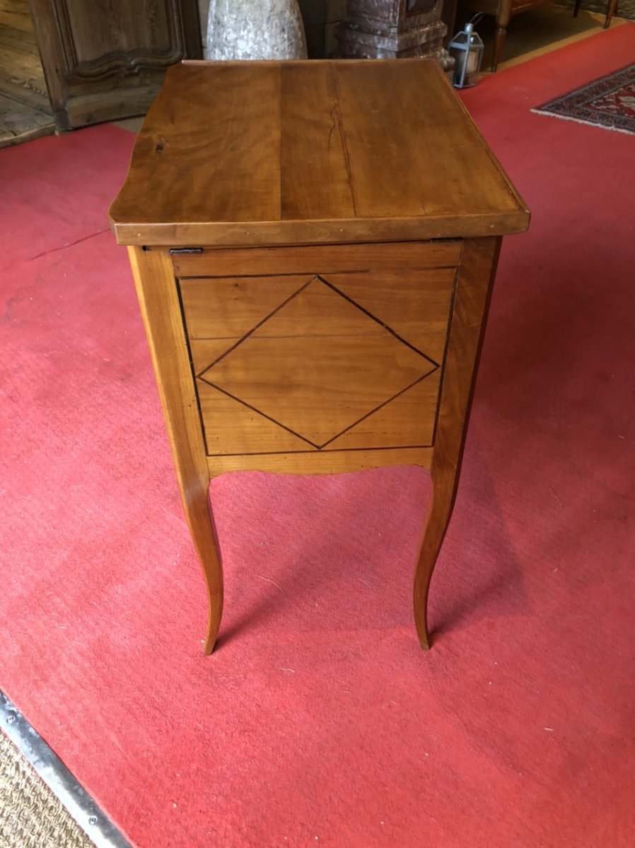 Table Chiffonnière Formant Poudreuse Et Petite Table à écrire  époque Louis XV-photo-4