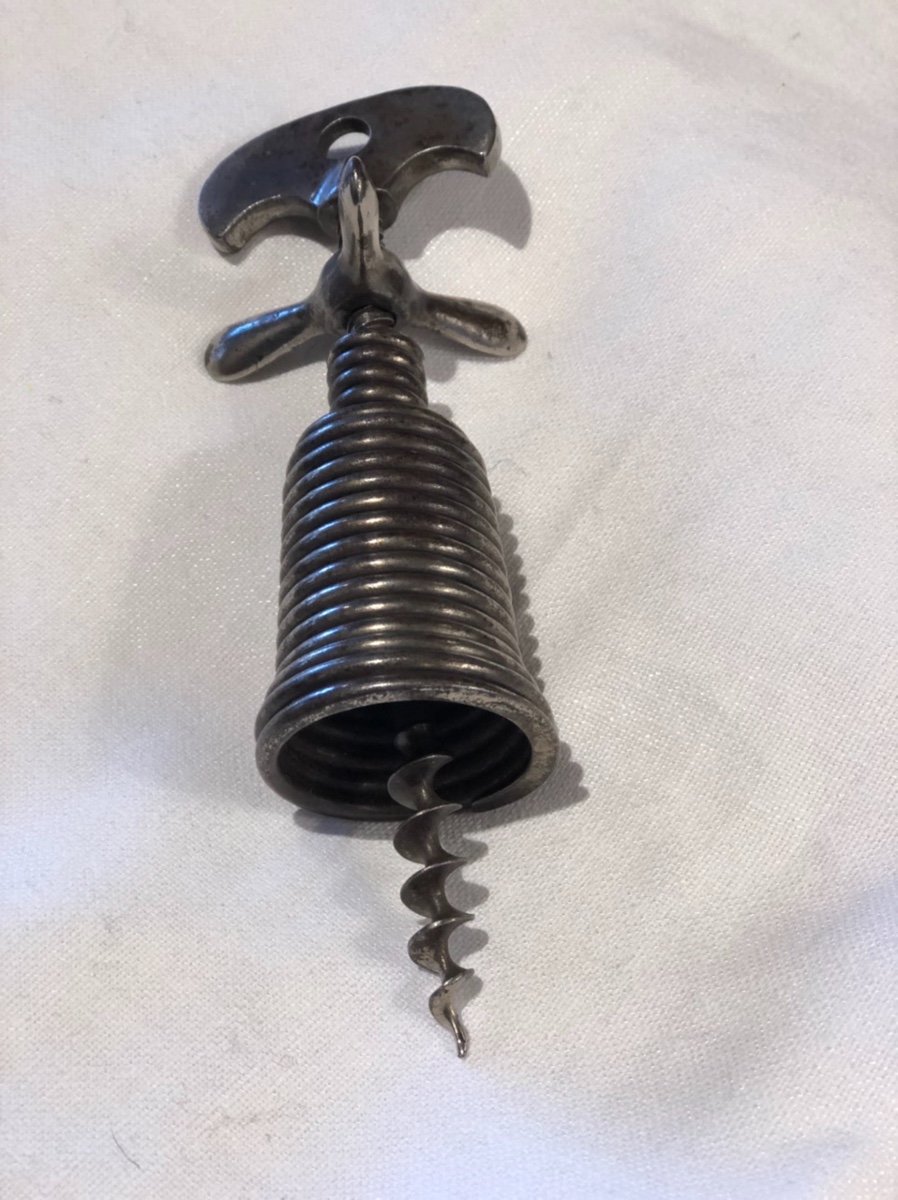 Mechanism Corkscrew With Bell And Propeller Attributed To Maison Boué-deveson