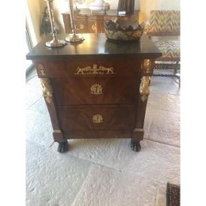 Small Mahogany Chest Of Drawers From The "return From Egypt" Period, Circa 1800  