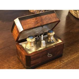 Coffret nécessaire de senteurs et couture  époque Napoléon III 