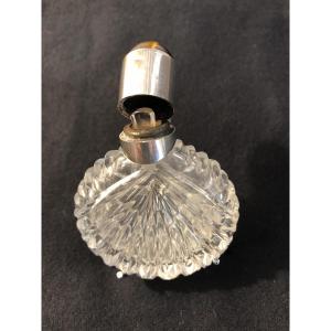 Salt Flask In Cut Crystal From The 19th Century