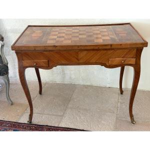 Tric-trac Game Table, Louis XV–louis XVI Transition Style, 18th Century