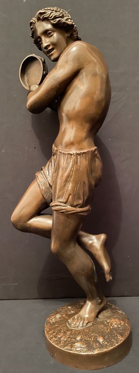 Bronze The Neapolitan Dancer By F Duret Nineteenth Century-photo-4