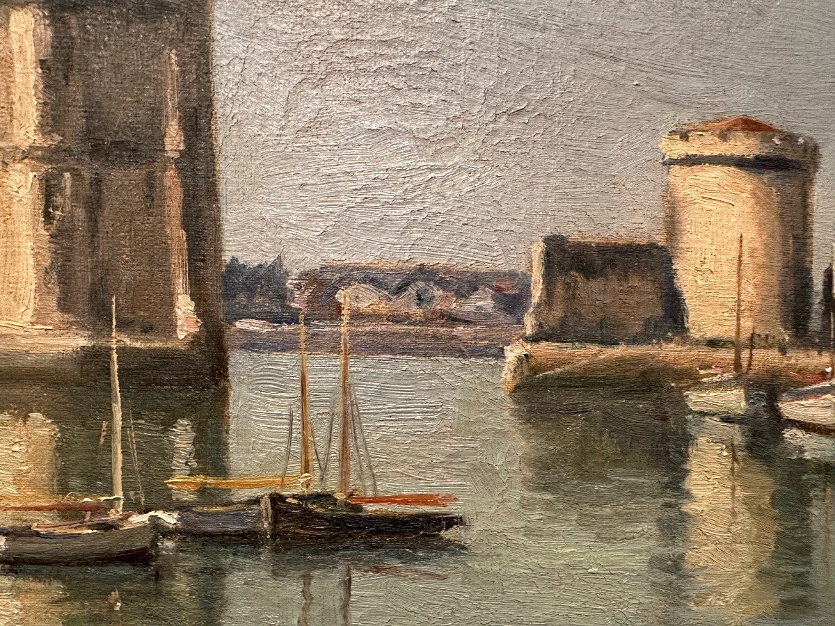 Tableau Marine  Port De La Rochelle Par Christian Couillaud-photo-3