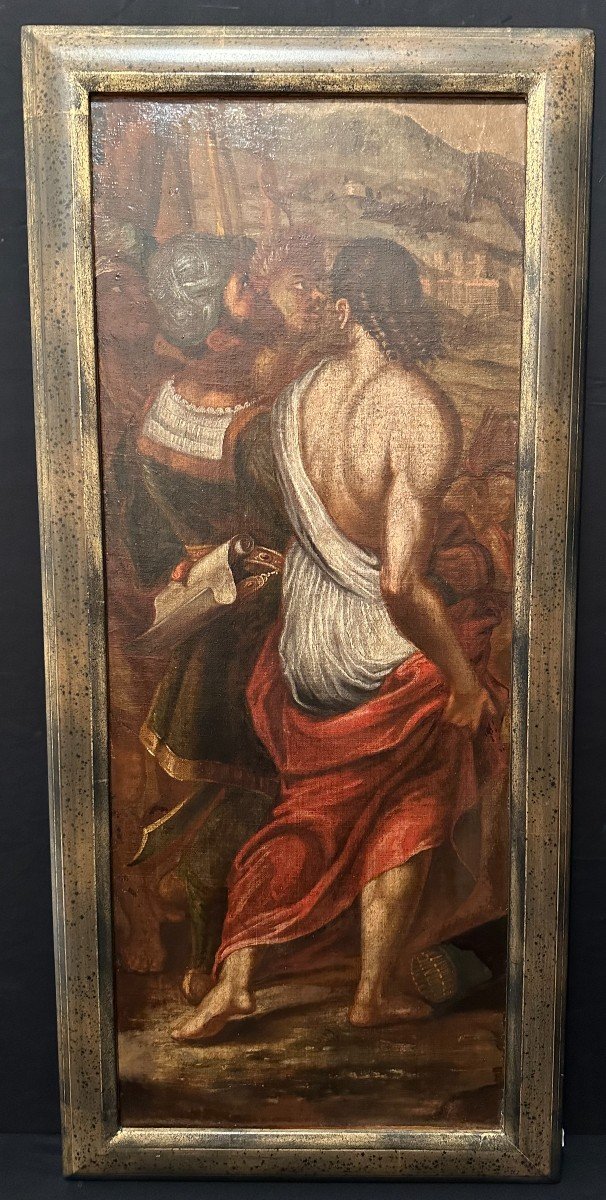 Tableau Époque XVIIIème Personnages Antiques