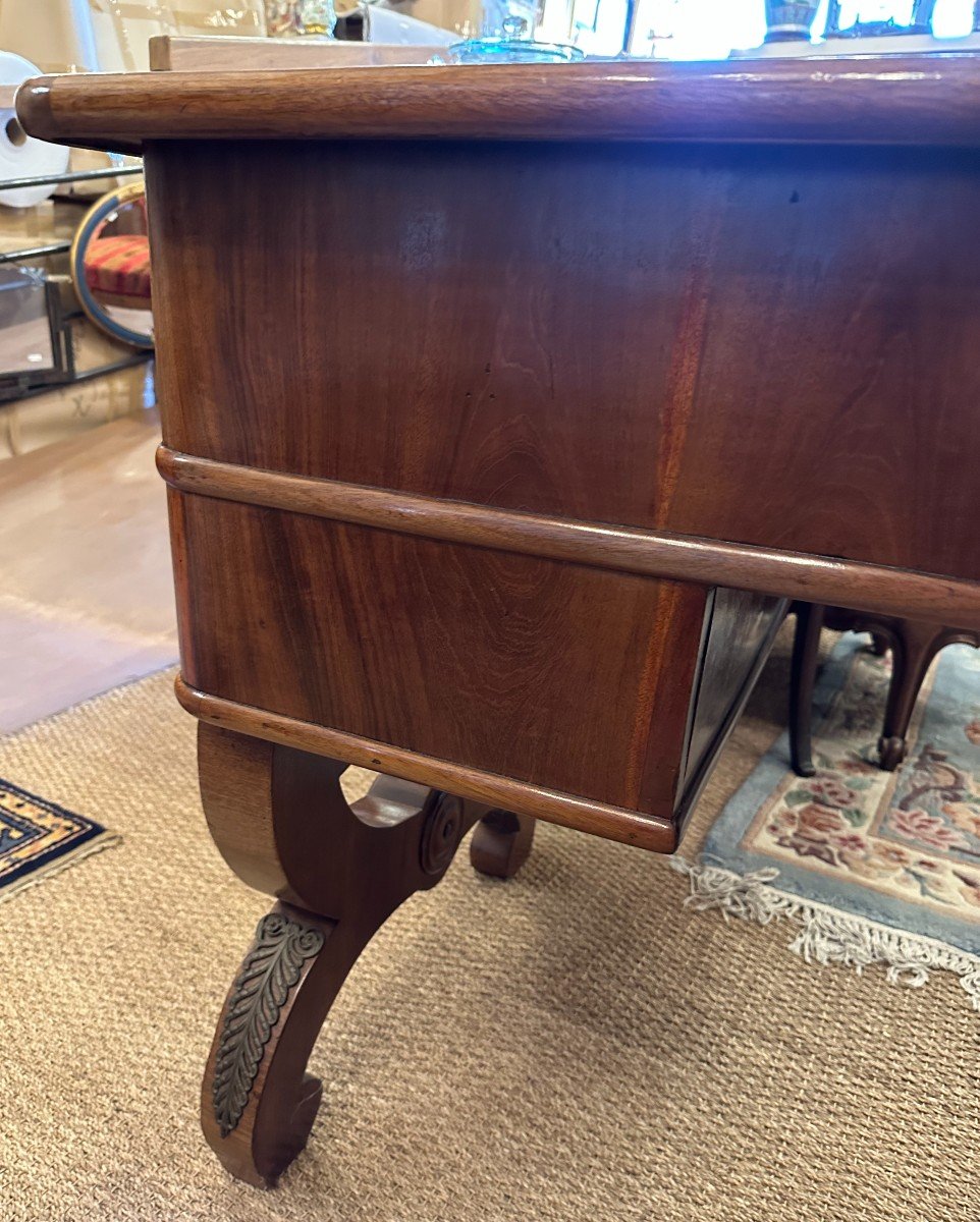 Mahogany Restoration Style Flat Desk -photo-6