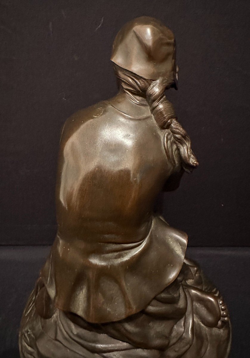 Joan Of Arc Bronze By Henri Chapu Barbedienne Foundeur  Nineteenth Century-photo-4