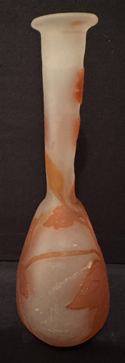 émile Gallé Soliflore Vase With Clematis-photo-4