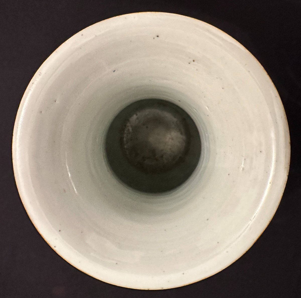 Chine Vase Porcelaine Jeunes Femmes Dans Un Jardin Fin XIXème-photo-7