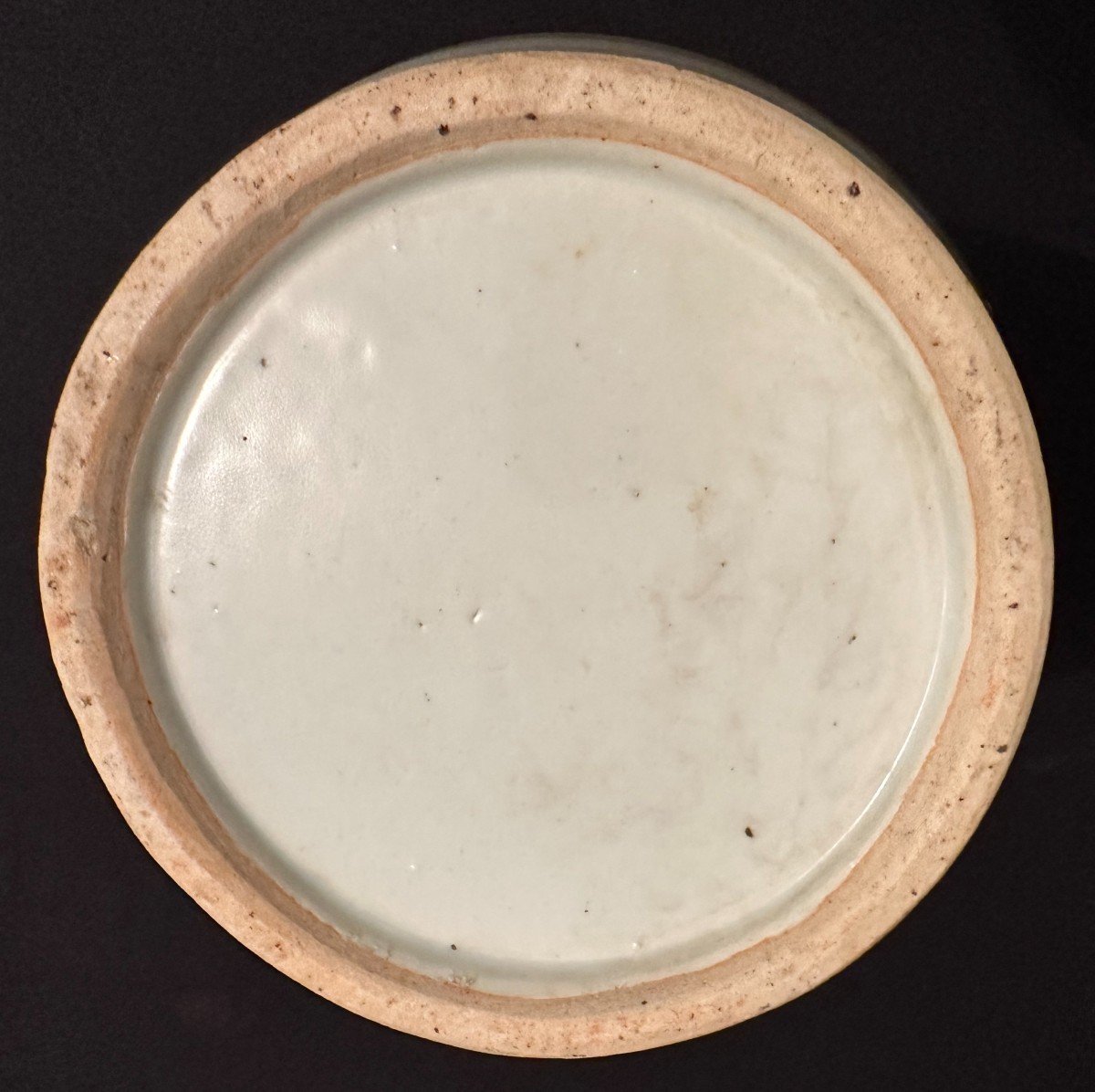 Chine Vase Porcelaine Jeunes Femmes Dans Un Jardin Fin XIXème-photo-8