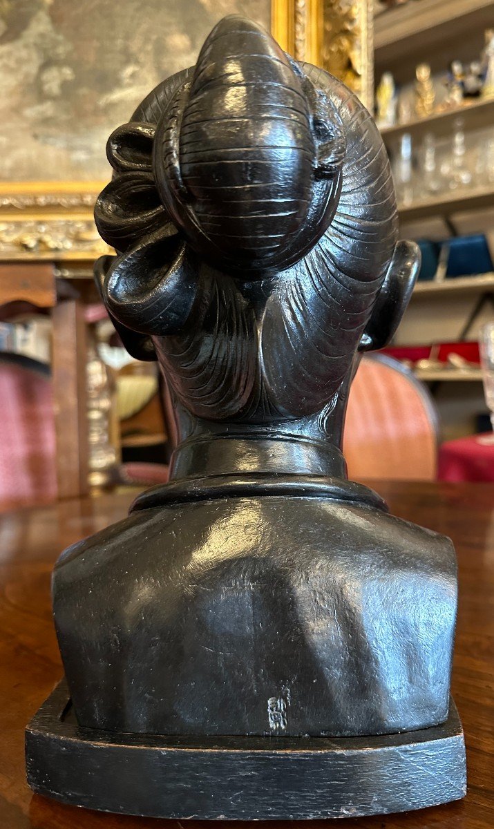 Bronze Bust Of Young Woman School Of Applied Arts Of Biên Hòa Saigon Vietnam 20th Century-photo-4