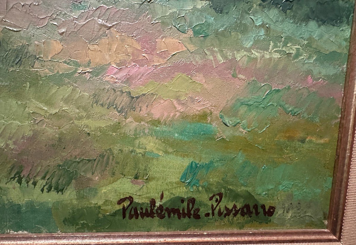 Paulémile Pissarro Painting The Stream-photo-6