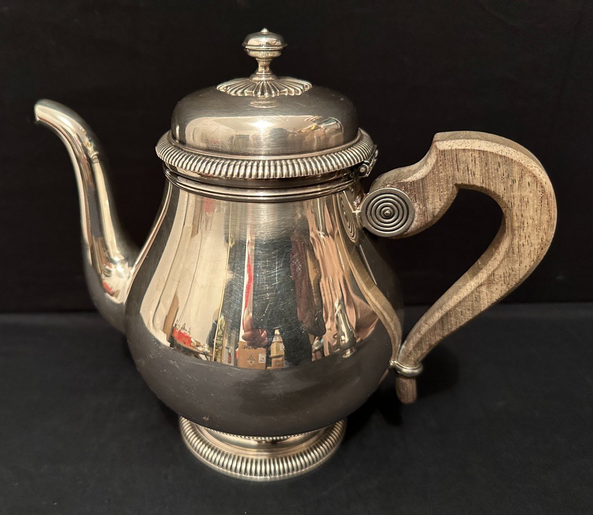 Service à Thé Et à Café Christofle Avec Son Plateau 62,5 cm-photo-3