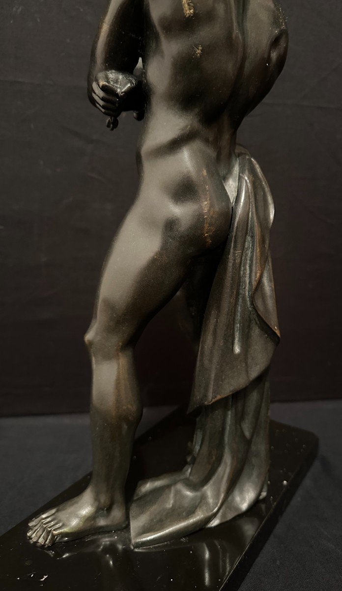 Bronze Homme Brisant Ses Chaînes Spartacus -photo-2