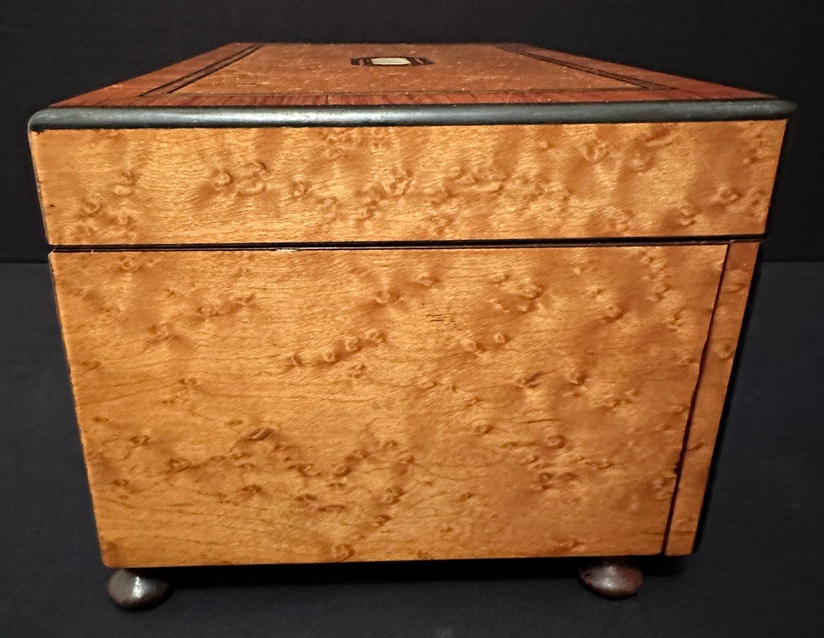 Cigar Humidor Marquetry Napoleon III Period 19th Century-photo-3