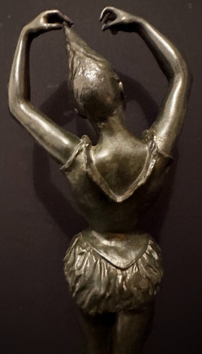 Bronze Femme Du Cirque Suzette Par Nicolas Meyer Fin  XIXème-photo-3