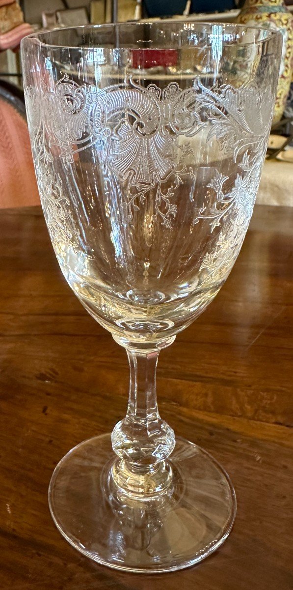 51 Verres En Cristal Modèle Cléo Par Saint Louis-photo-2