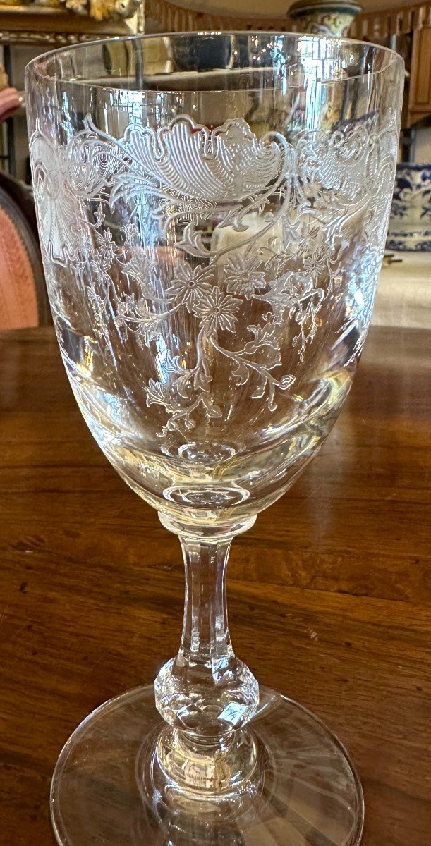 51 Verres En Cristal Modèle Cléo Par Saint Louis-photo-3