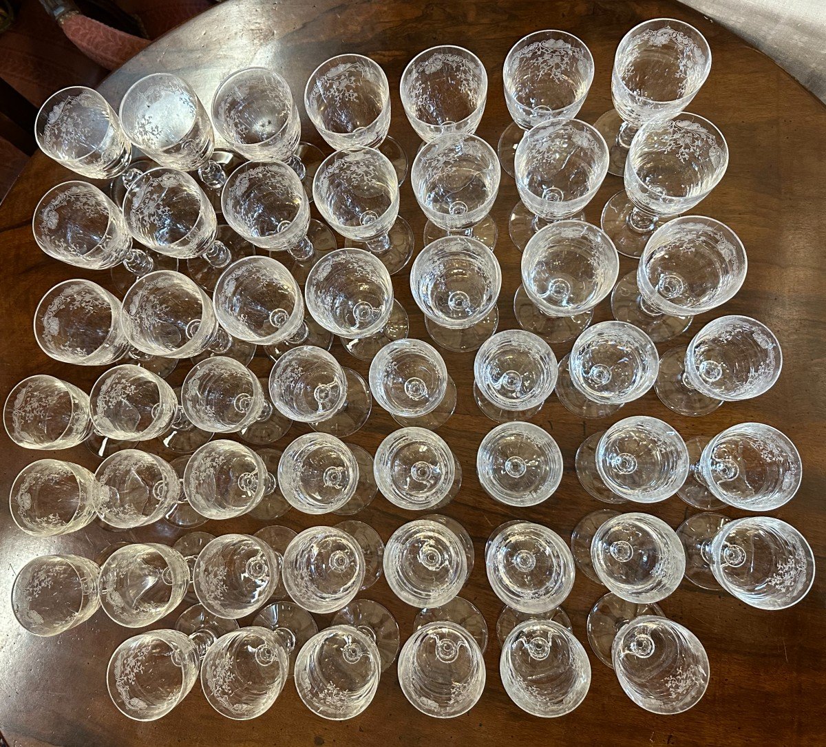 51 Verres En Cristal Modèle Cléo Par Saint Louis-photo-7