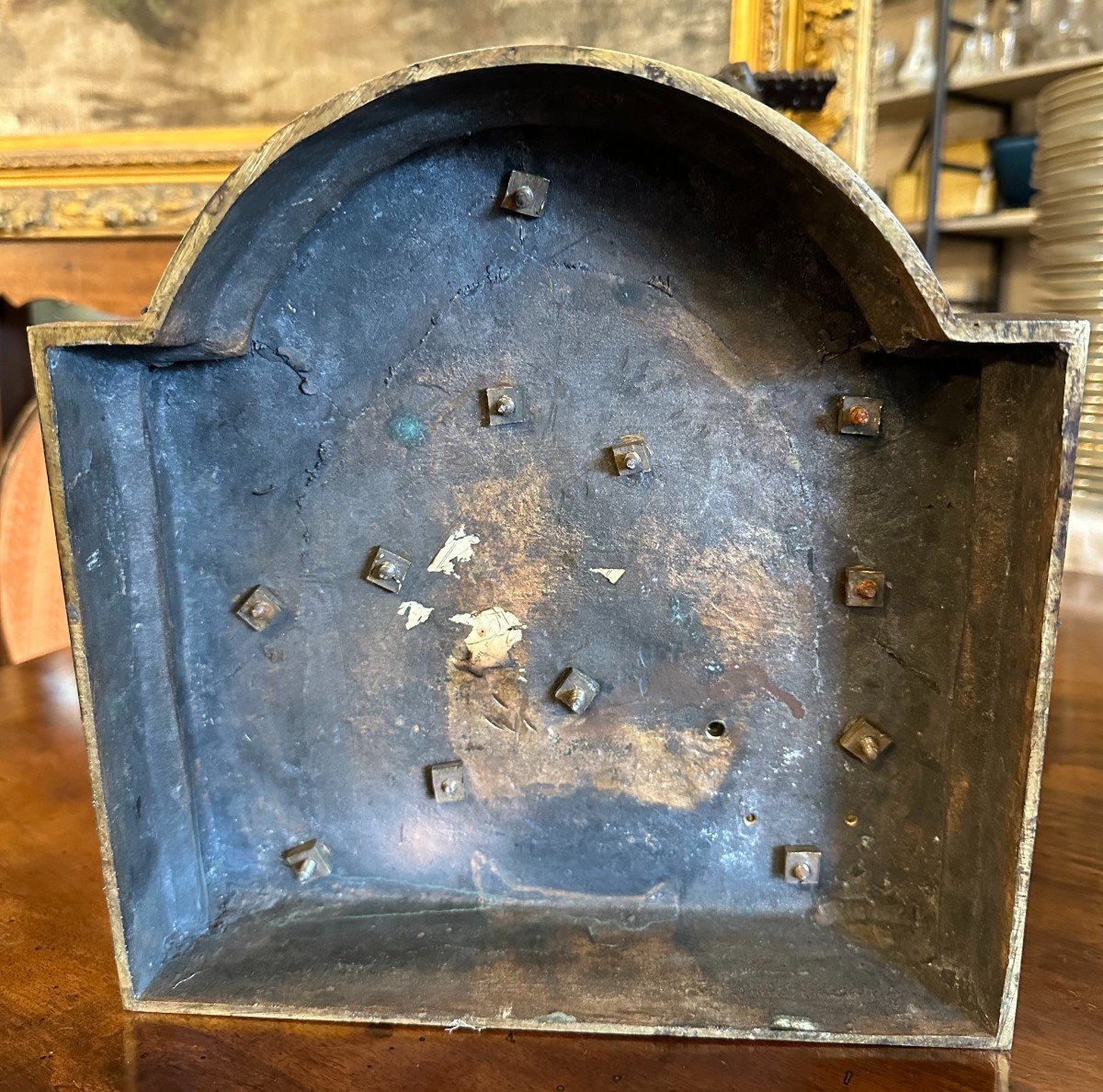 Important Bronze Femme Joueuse De Mandoline Par Luca Madrassi 70 Cm Fin XIXème-photo-8